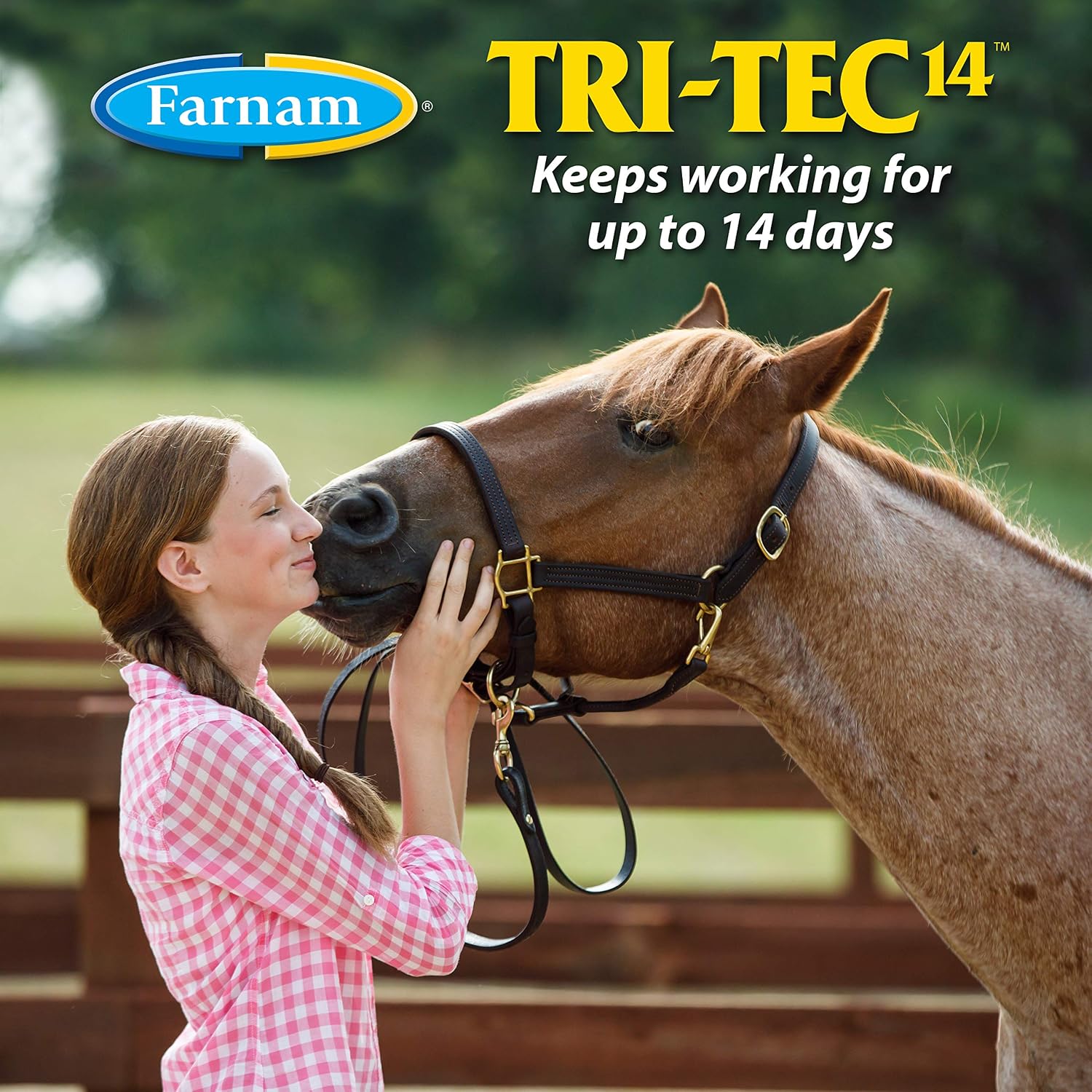 Farnam Tri-Tec 14 Fly Repellent, 50 fl oz Easy Pour Spout