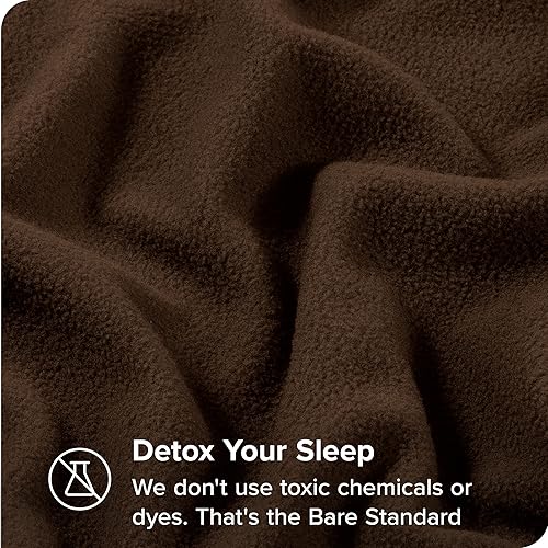 Miniatura 5 de Bare Home Juego de sábanas de forro polar súper suave, tamaño Queen, forro polar de felpa extra, sábanas de cama sin pelusas, calidez acogedora para