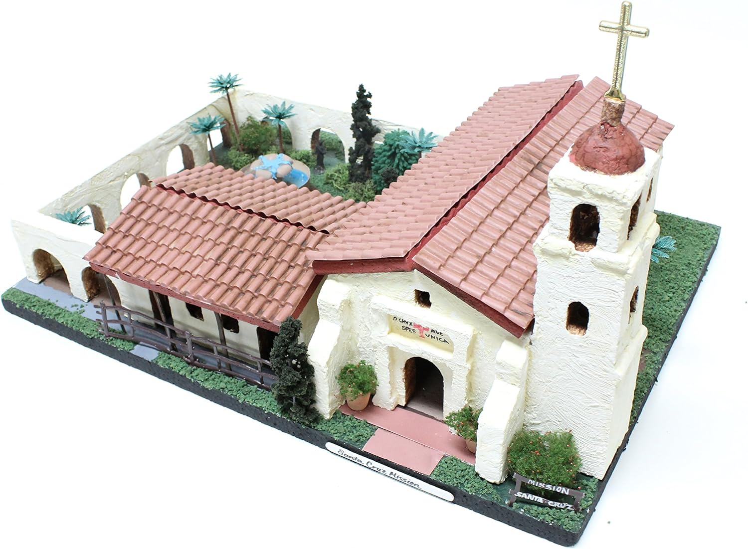 California Mission Model Kit Santa Cruz Mission_AB
