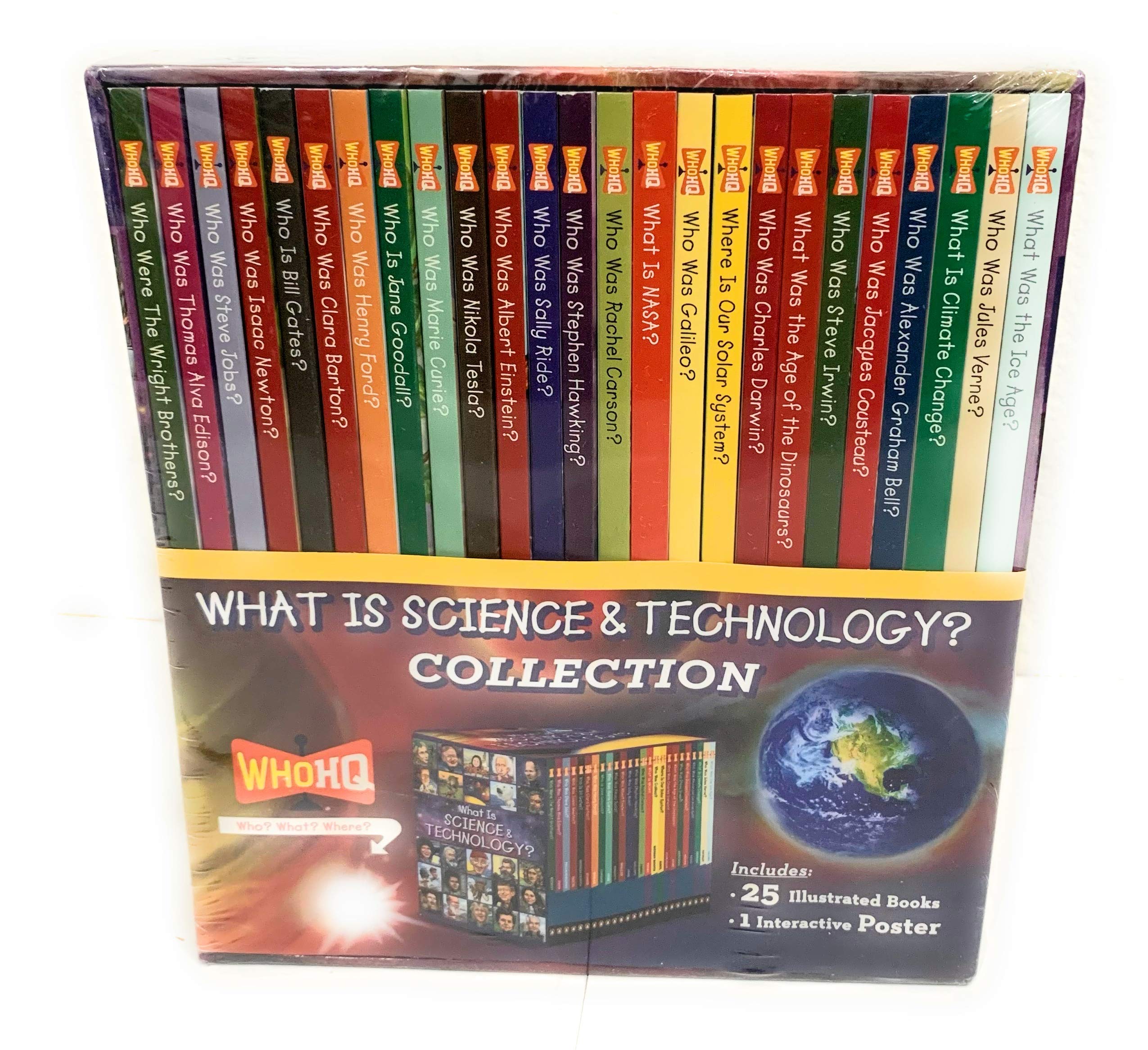 What is Science & Technology? Collection (25 Illustrated Books plus 1 Interactive Poster) Paperback – January 1, 2020