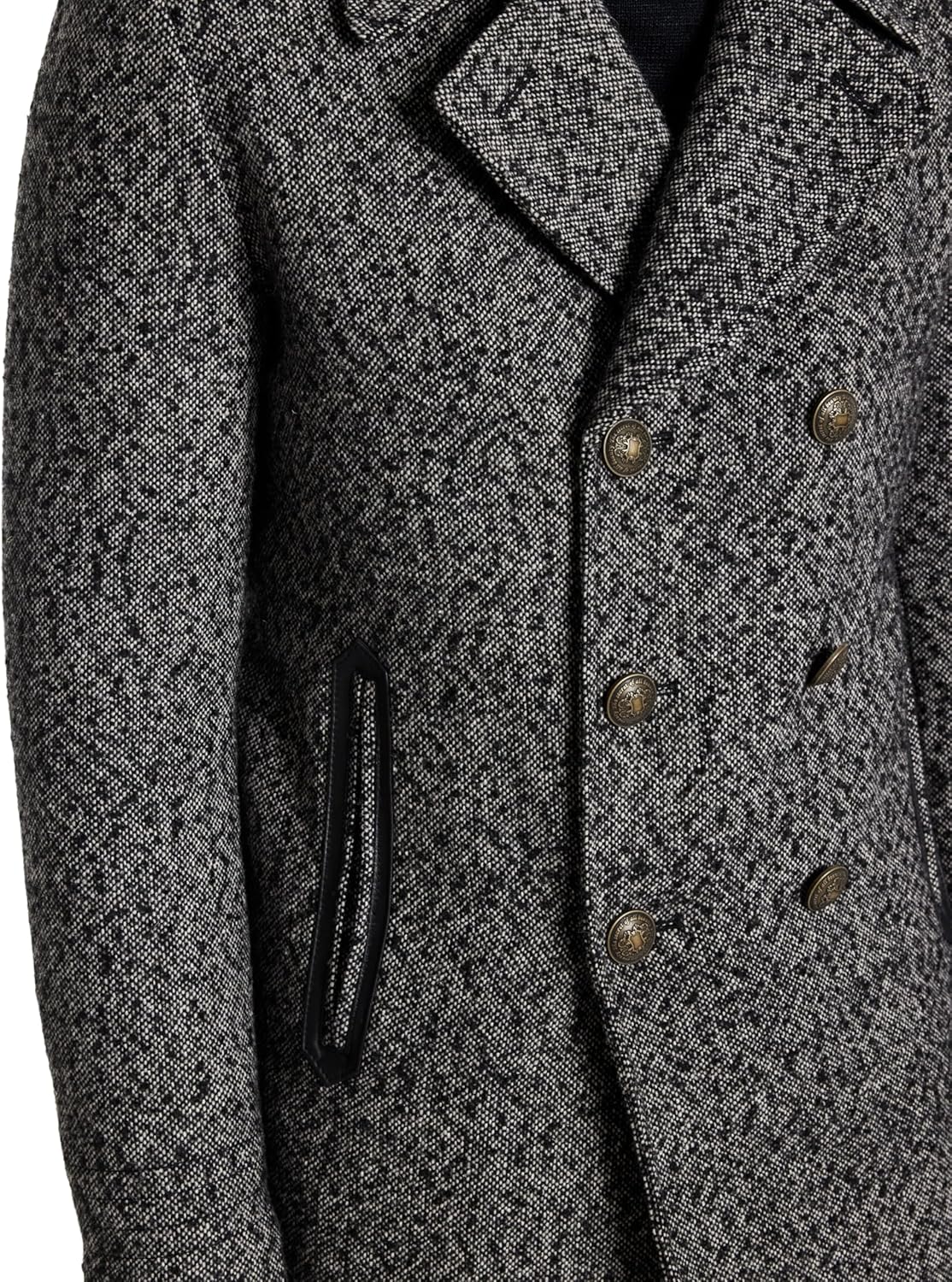John Varvatos mens Harden Peacoat - Image 3