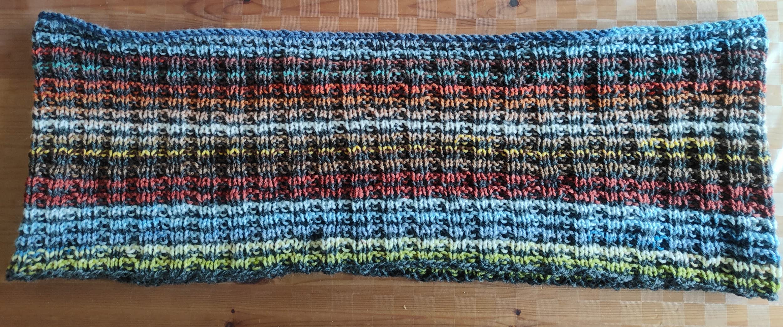 Schal Wollschal Loop handgestrickt Schlauchschal Loopschal Rundschal Schlauchtuch gestrickt