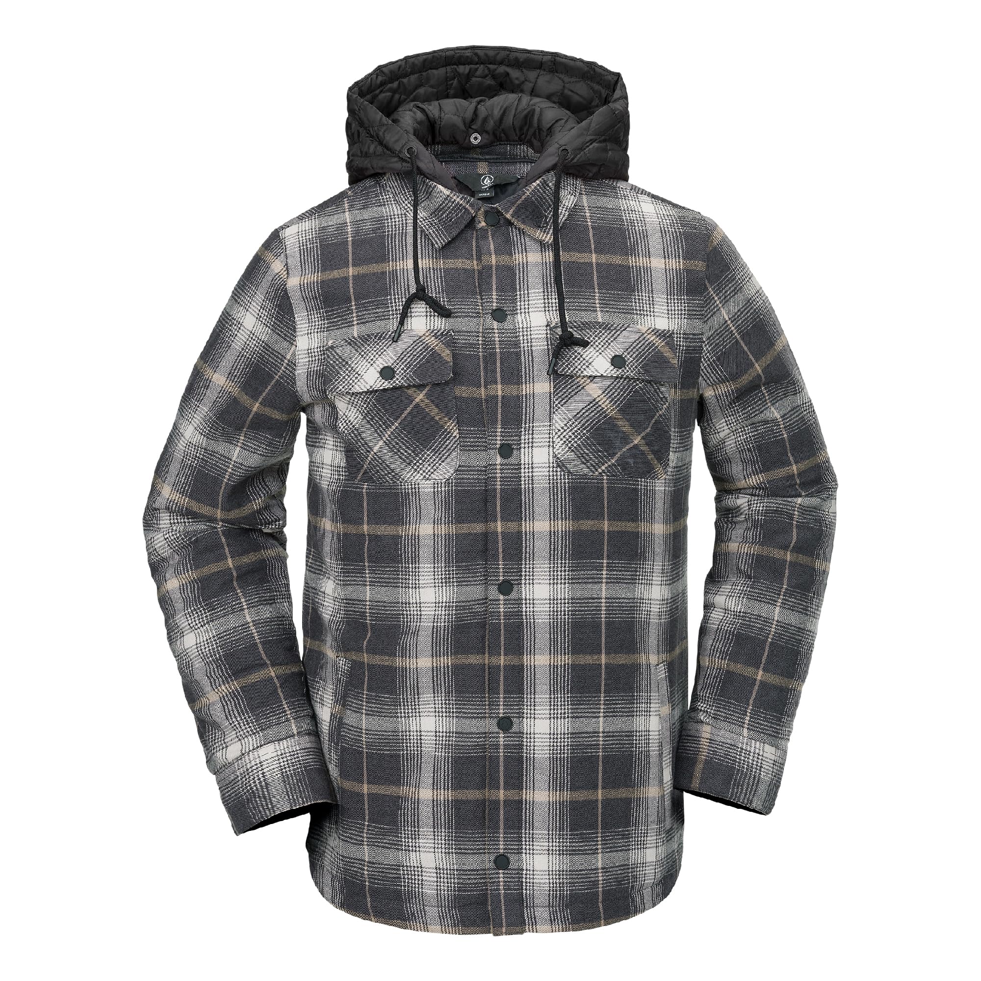ボルコム VOLCOM スノーボードウェア スノーウェア ジャケット メンズ Insulated Riding Flannel - Heather G1652501 Amazon | ボルコム スノーボードウェア ジャケット メンズ Insulated