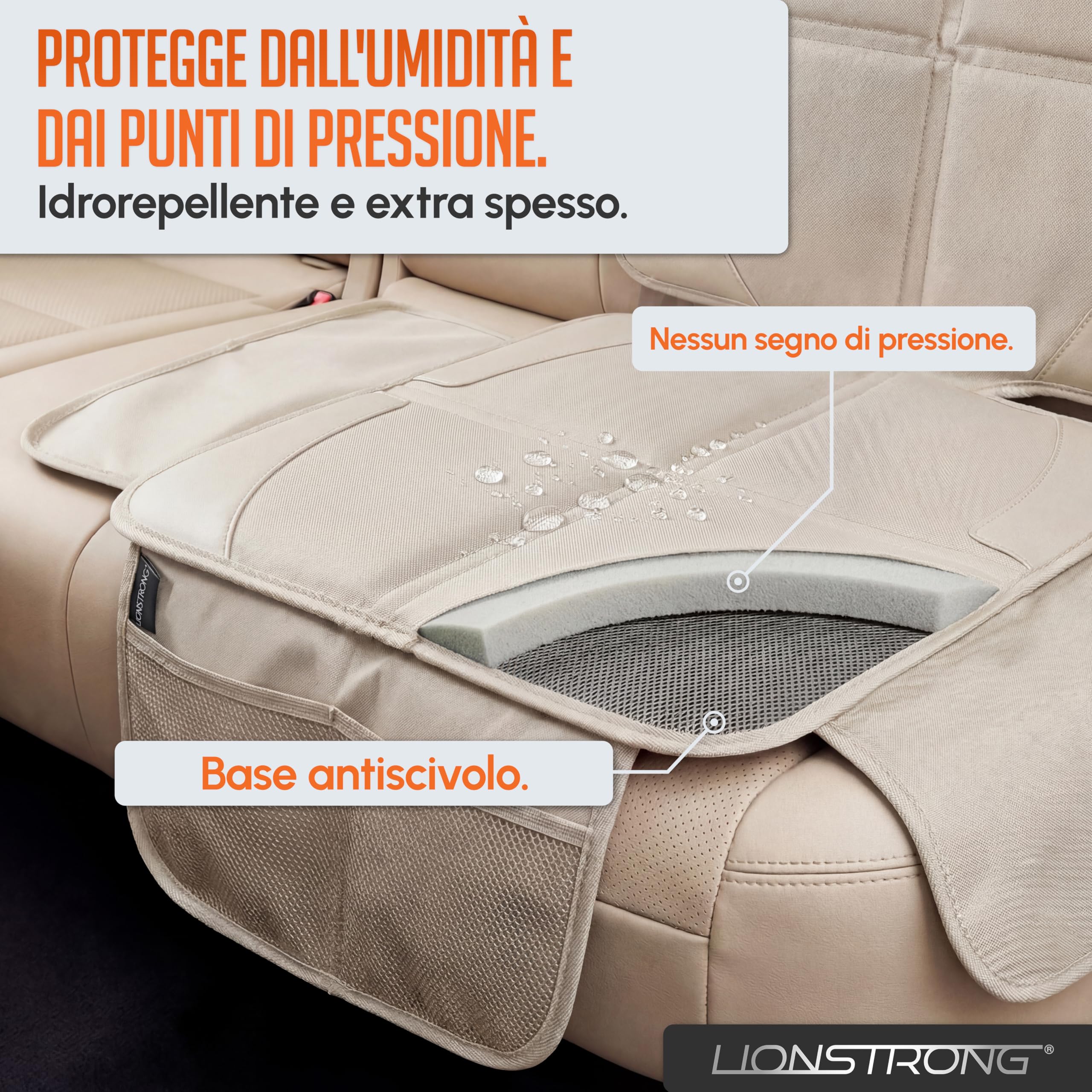 Protettore di Sedili Auto Ipereabile Coprisedile per Proteggere la