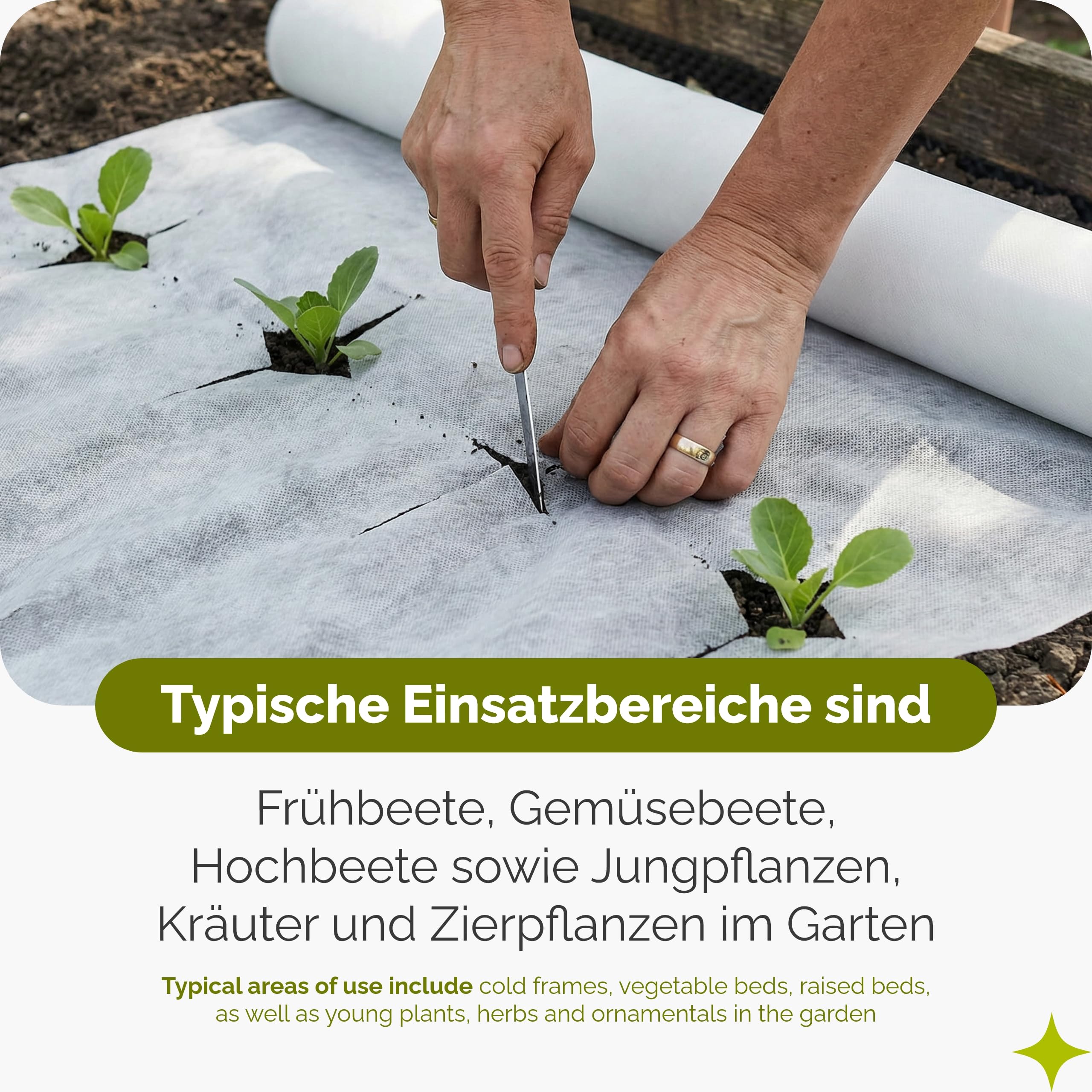 Garronda Pflanzenschutzvlies Gartenvlies Abdeckvlies 1,6 m x 250 m GD-0175 | 17g/m² ,Weiß, atmungsaktiv, UV-beständig, für Frostschutz, Frühbeet, Gemüsebeet, Pflanzenabdeckung und Pflanzen im Garten