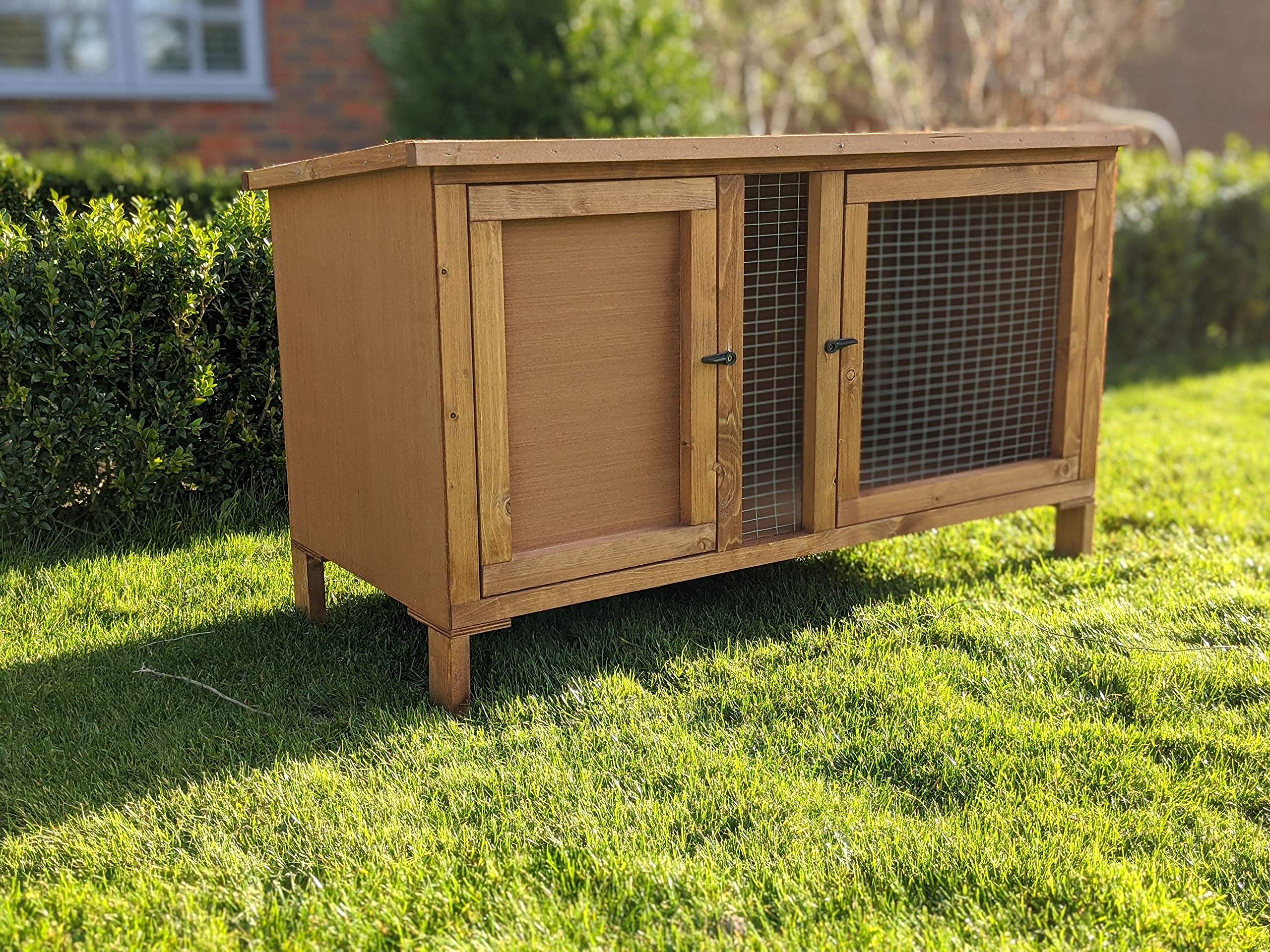 Rabbit Guinea Pig Indoor Hutch Cage Fully Assembled (3ft) Buy Online