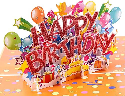 Miniatura 2 de Tarjeta de cumpleaños desplegable para mamá, hija, papá, hermana y amigo, tarjeta de cumpleaños para esposa, marido, mamá, tarjeta de cumpleaños con