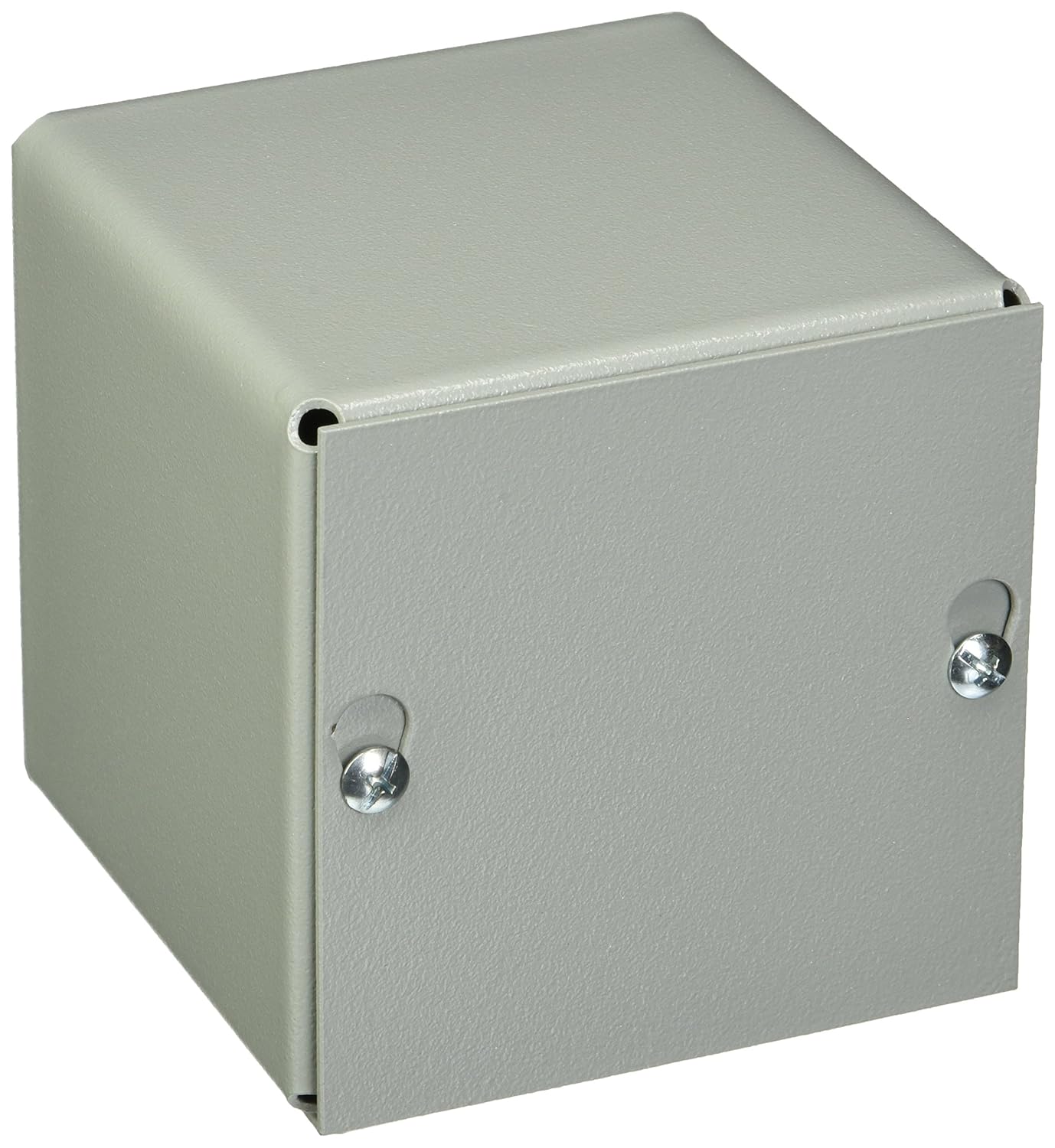 Wiegmann SC040404NK SC-Series NEMA 1 Screw Cover Wallmount Pull Box, No Knockouts, Painted Steel, 4" x 4" x 4"