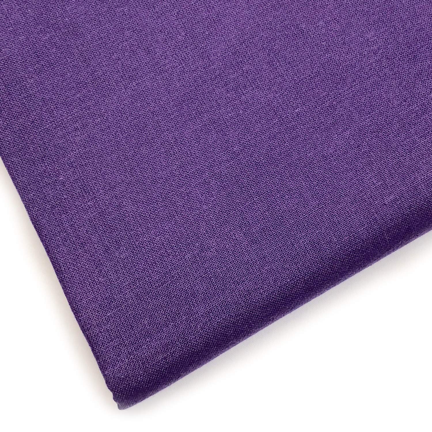 Fabrics King Online Purple Lifestyle Plain Extra Wide 100% Cotton Craft Sheeting Fabric Material For Dressmaking Project Sheeting Sewing Quilting | 60" | 150Cm Wide | Sold By The Metre (Purple)