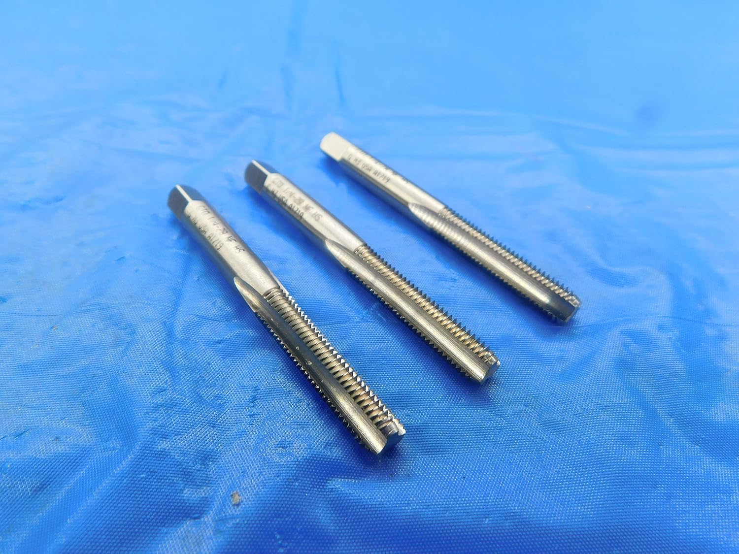 New LOT of 3 GTD 1/4 28 NF GH3 HSS Bottoming TAP 3 Straight Flute .25 USA Made - AS1587BH2