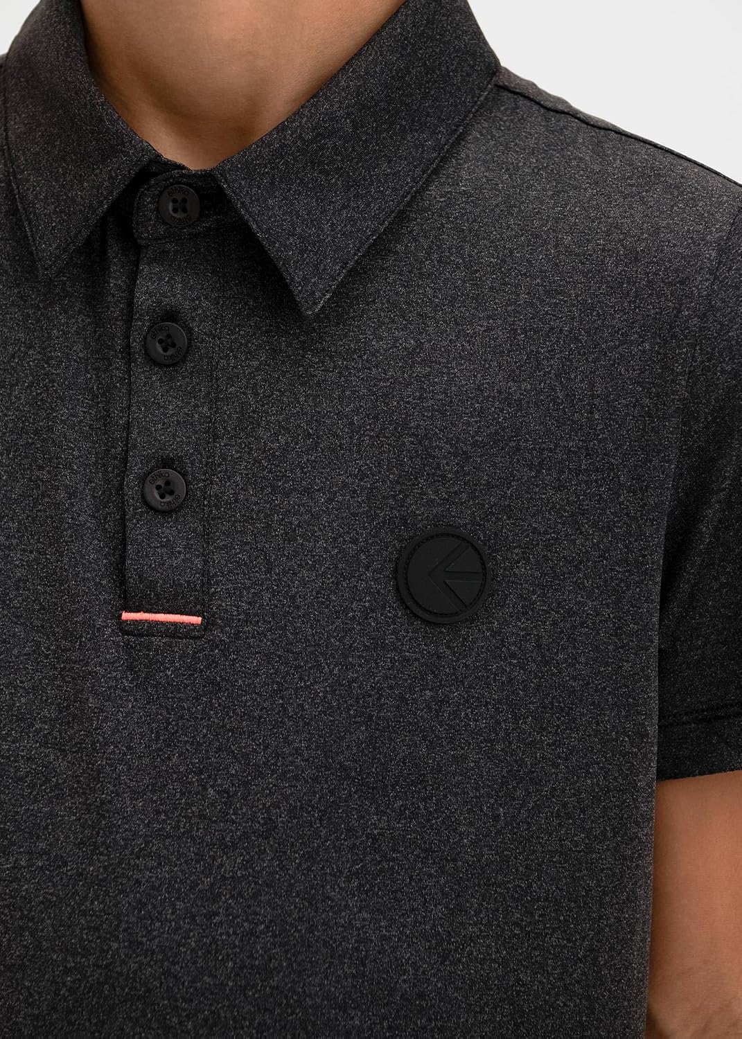 Ethika Boy's Polo Shirt, Short Sleeve Performance Polo for Sport and Casual | Wear. Crafted from premium mélange fabric for quality and durability. Constructed with breathable material to keep him cool.