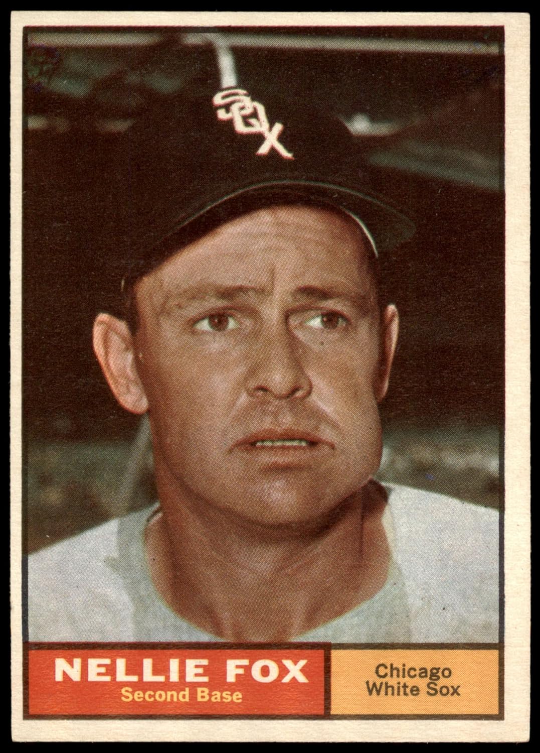 1961 Topps #30 Nellie Fox Chicago White Sox (Baseball Card) EX White Sox