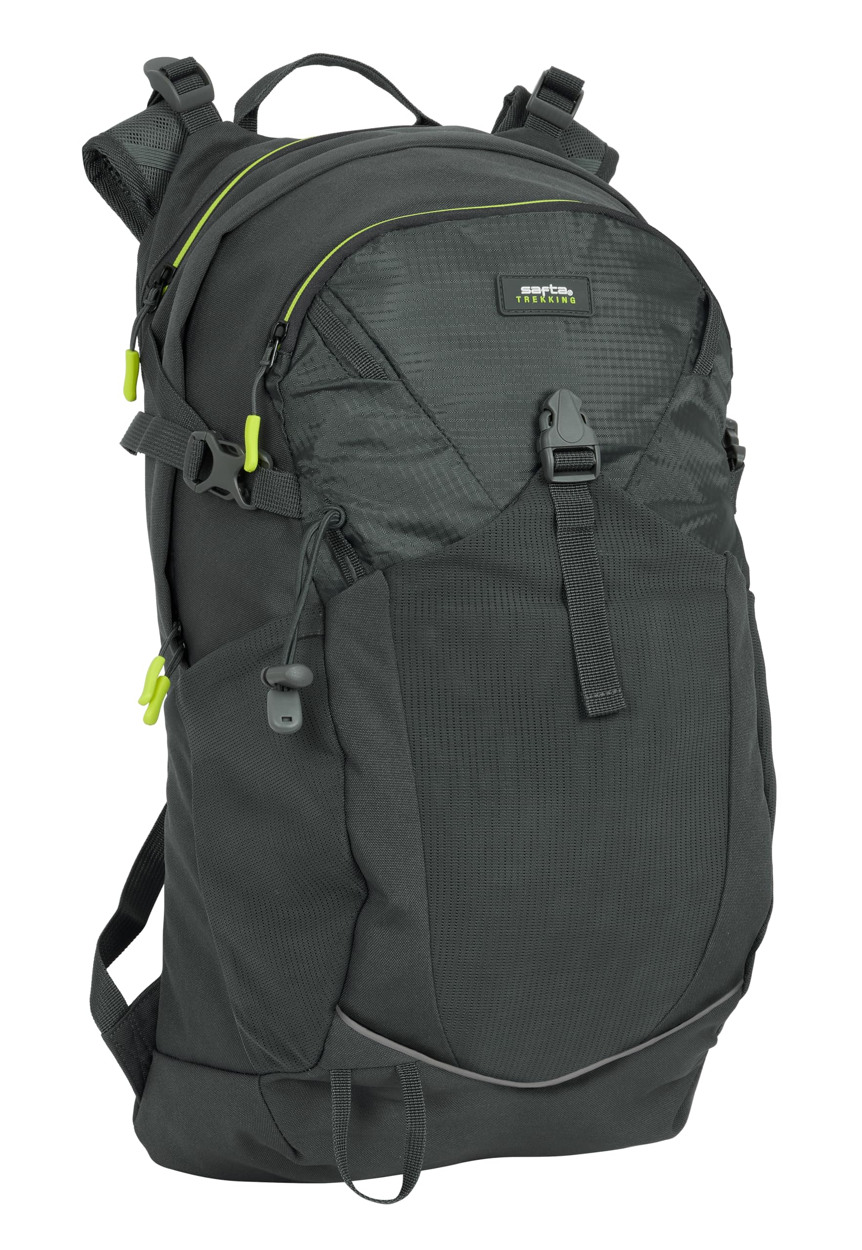 Safta - 22L Mountain Backpack, Trekking Backpack, Ideal for Different Ages, Comfortable and Versatile, Quality and Resistance, 28 x 15 x 52 cm, Grey, grey, Estándar, Casual