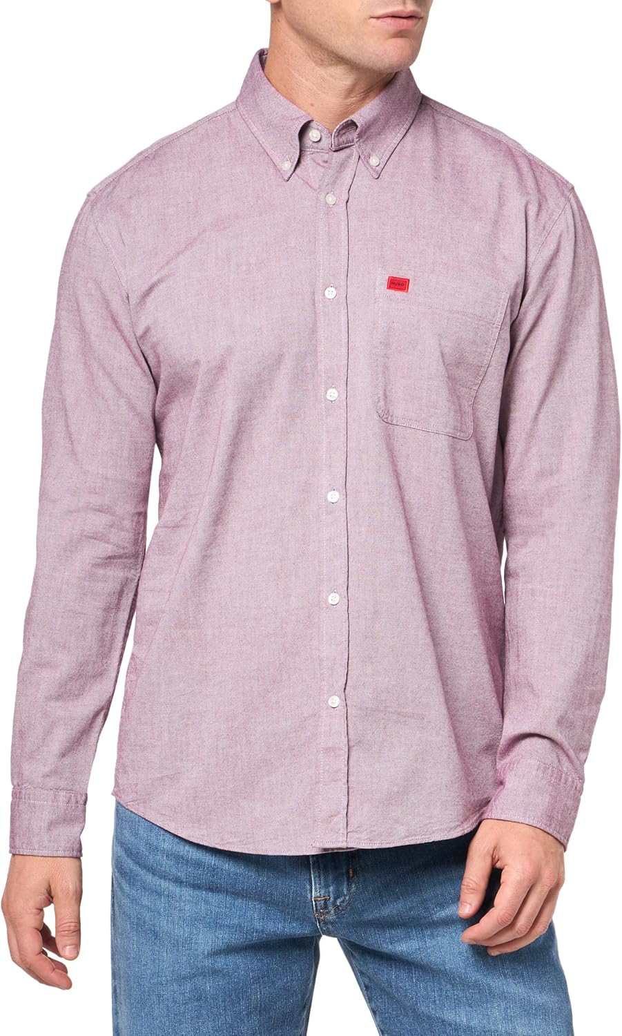 Hugo Mens Slim Fit Long Sleeve Oxford Button Down Shirt