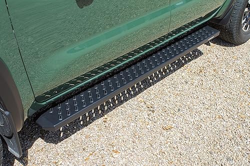 Miniatura 5 de Raptor Series Estribos Pasos 6.5in Ancho Sawtooth Grip Aluminio Negro  Parte 2107-0589BT