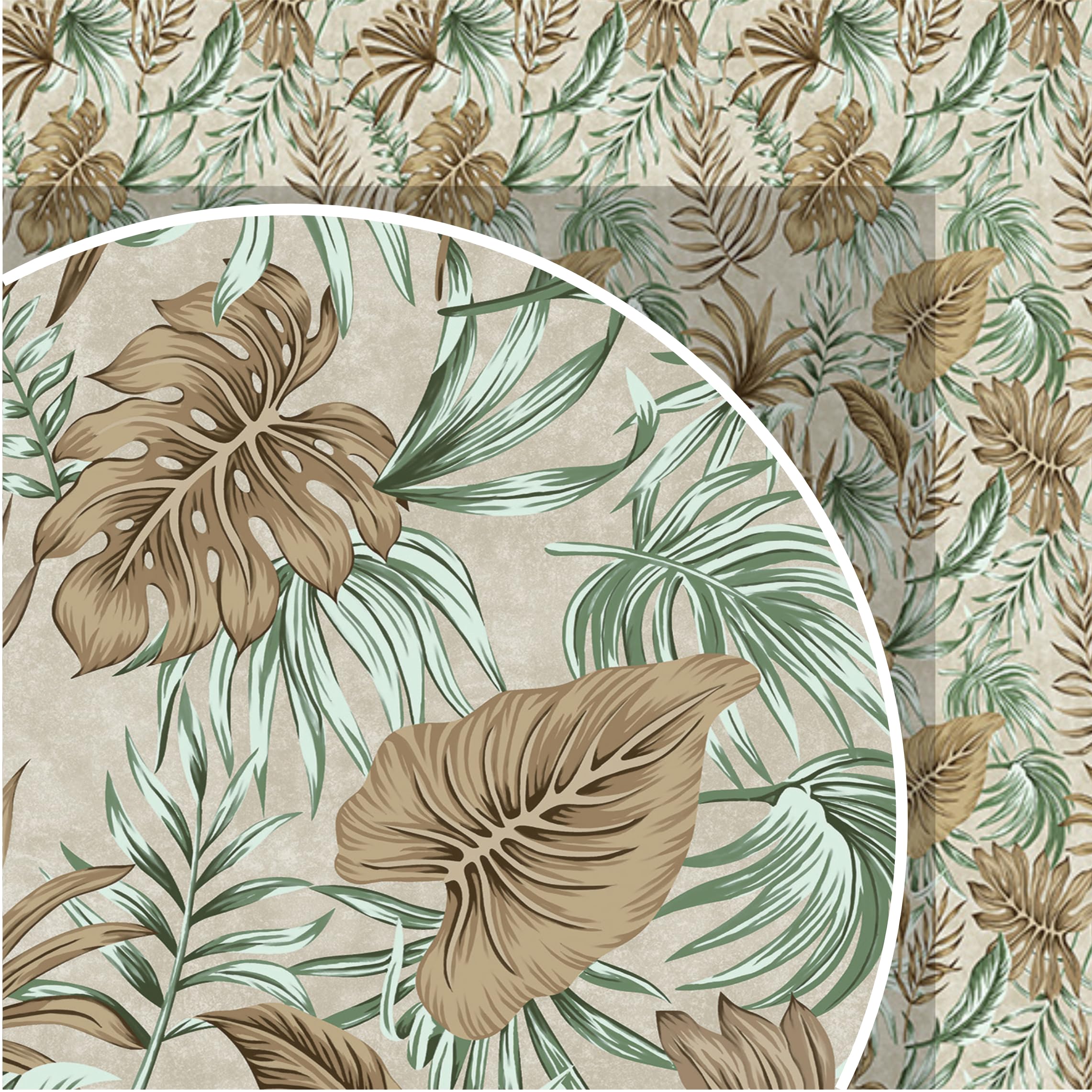 Designer Wallpaper for Wall, Interior Decor, Pattern PN 24915-24920 (Mint Green)