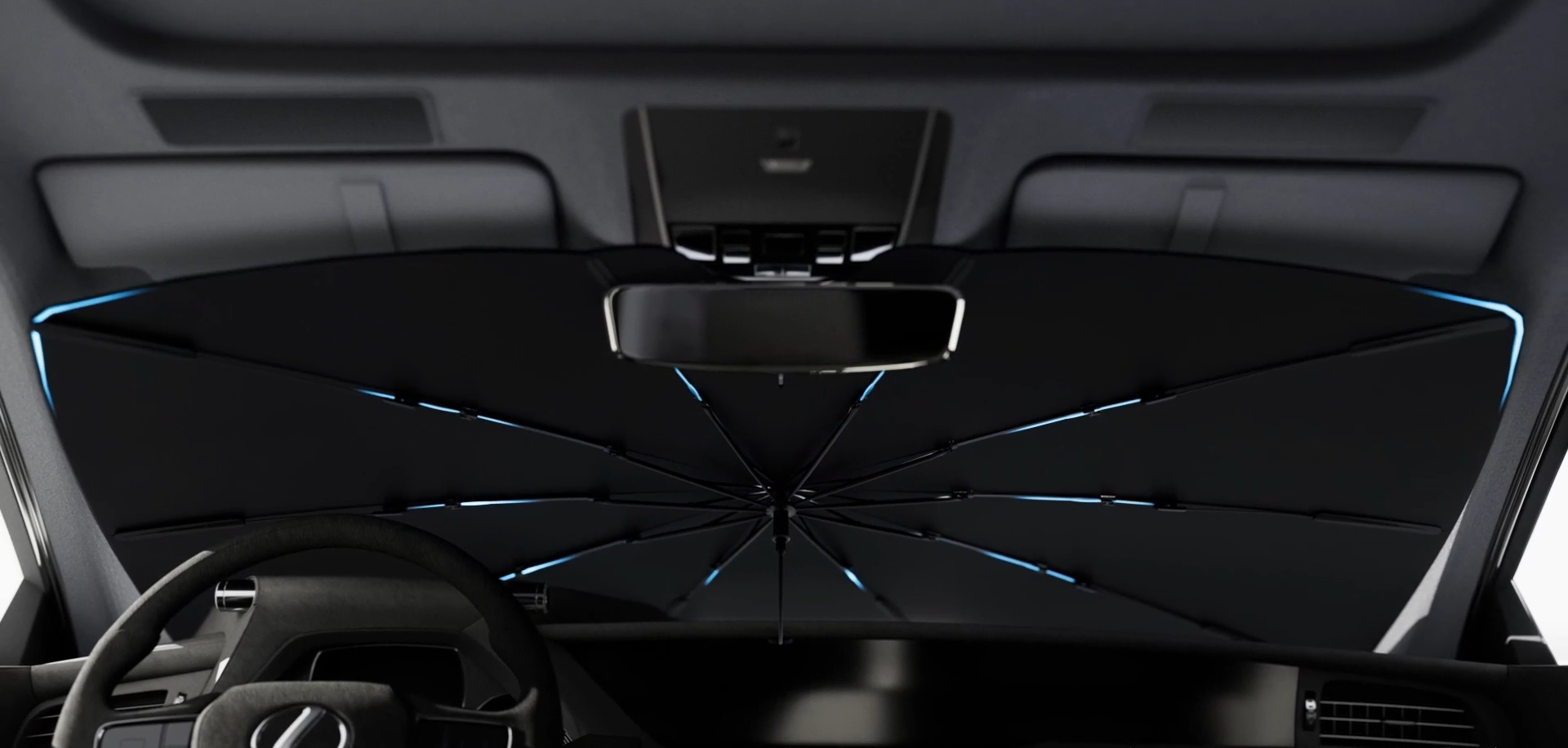Amazon.co.jp: 車用サンシェード 【2025 360°回転可能中棒