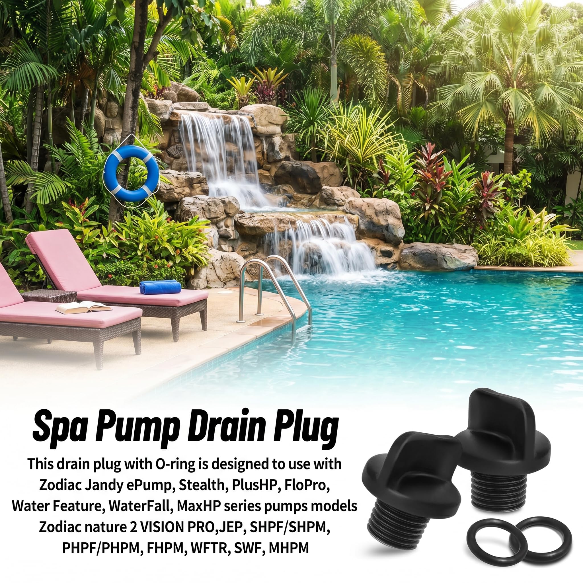 4 Stück Pool Ablassschraube R0446000,Ablassschraube Für Poolpumpe mit 4 Dichtringen,Schwimmbecken Ablassschrauben,Pool Pump Parts,Ersatzteile für Poolpumpen,Schlauchstopfen für Poolpumpenschläuchen