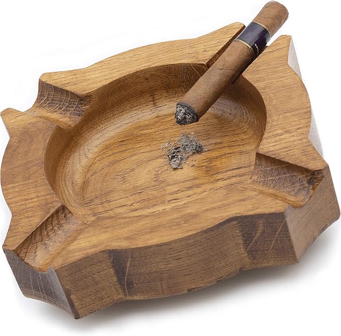Ashtray, Cigar Ashtrays, Wood Cigar Ashtray, Large Cigar