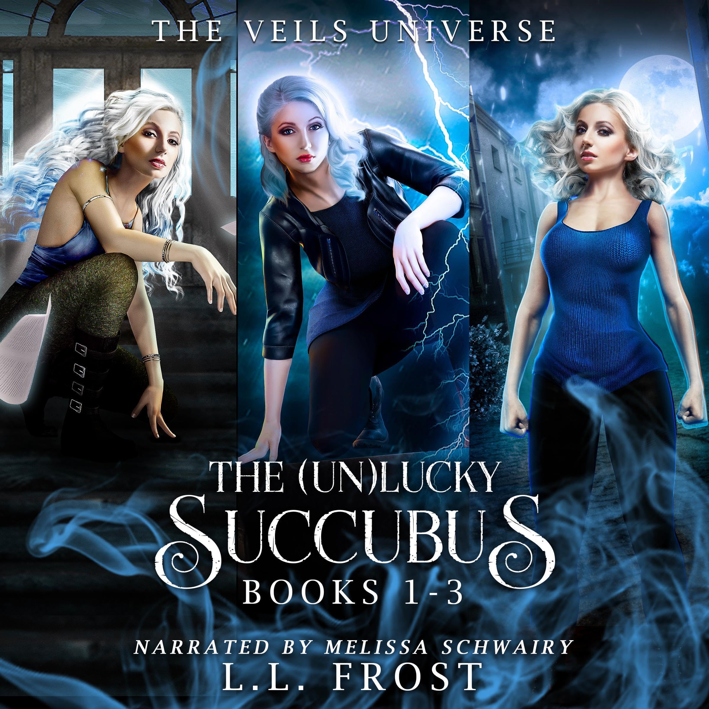 Cover art for The (un)Lucky Succubus Omnibus, Books 1-3