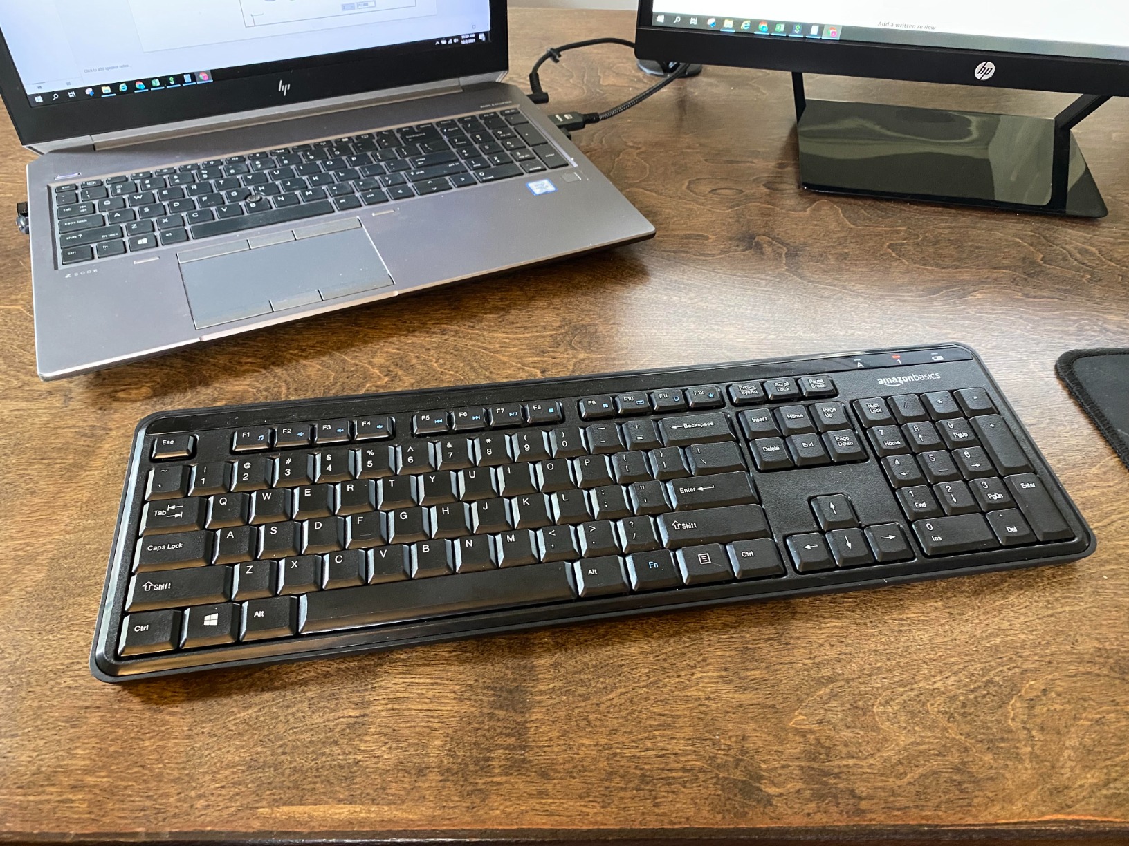 5/mo Finance Amazon Basics Wireless KeyboardQuiet and CompactUS