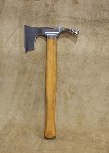 Miniatura 9 de Bearded/hacha hacha combinado con cuchilla curva para Adze – Bol Makers Tool- Raro.