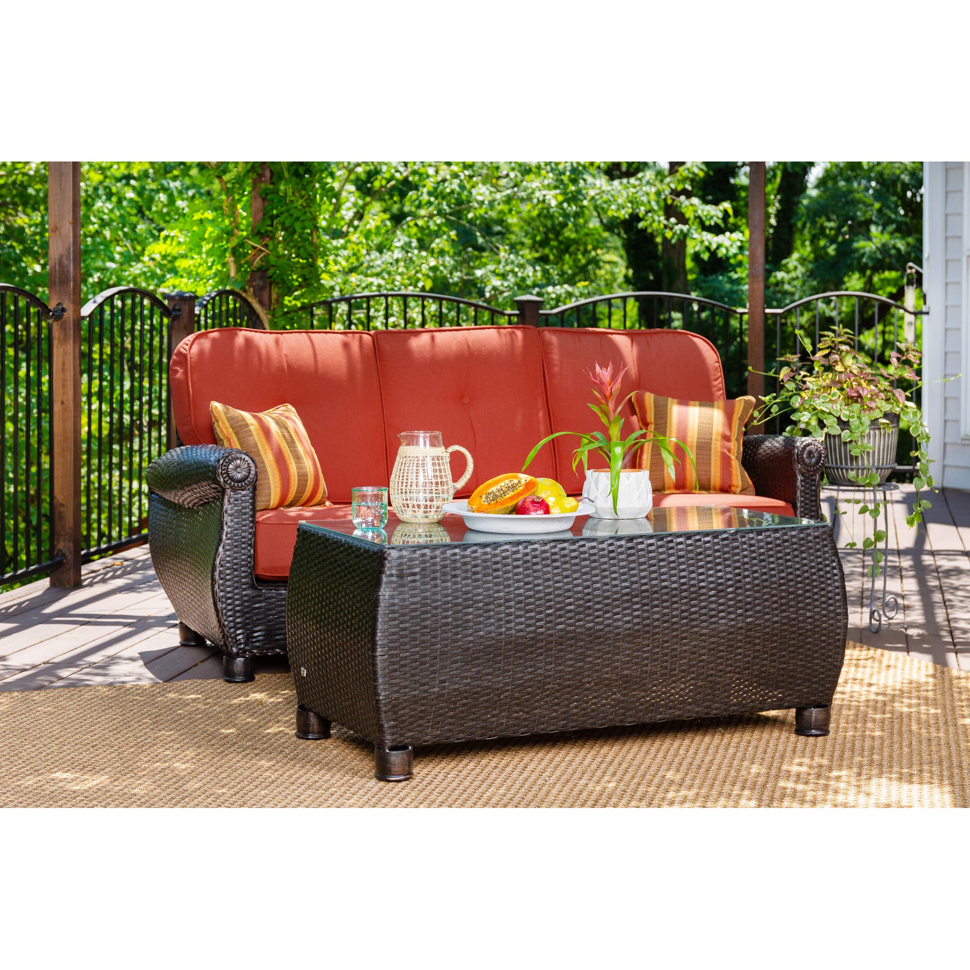 Buy LaZBoy Outdoor Breckenridge 6 Piece Resin Wicker Patio Furniture