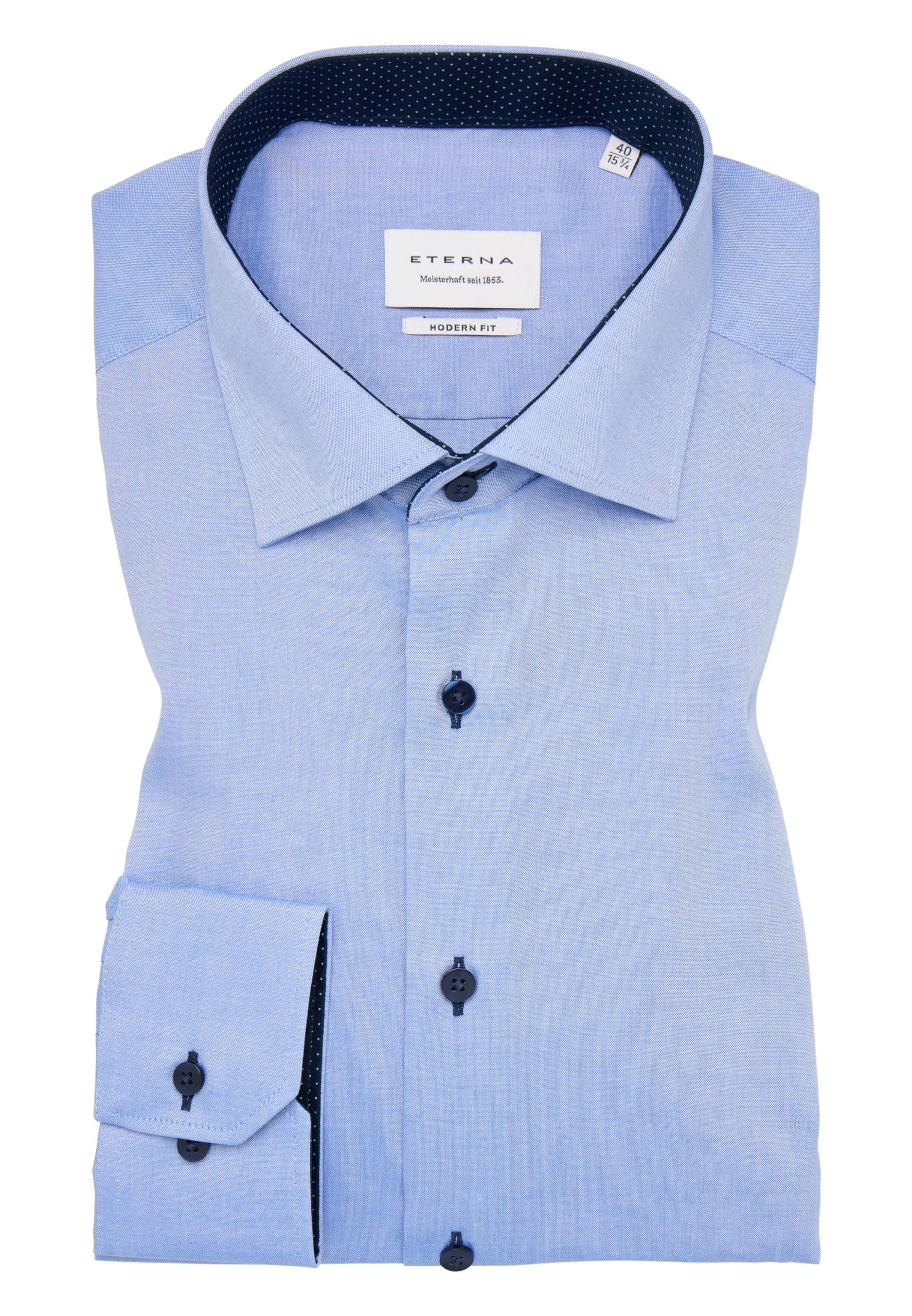 ETERNA Male Hemd unifarben MODERN FIT