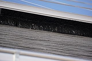 20 Meter Photovoltaik Bürste; Ø 15 cm - aus deutscher (eigener) Produktion mit besonders dichtem Besatz, Taubenabwehr, Marderabwehr