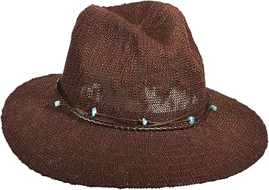 Scala Knit Safari Cowboy HAT (Chocolate 