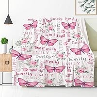 Vista 64 de Custom Name Blanket Throw Personalized Blanket for Kid with Names Customized Blanket with Name for Baby,Custom Blanket,Gift for Birthday Letter