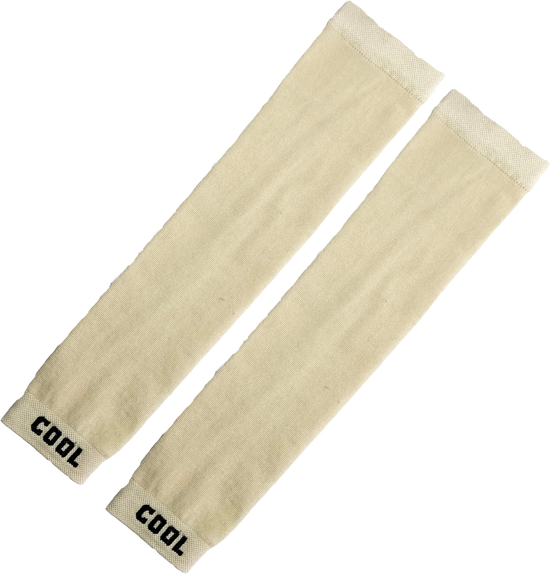 Cotson Skin Cotton Arm Sleeves for Men Women Sun Protection (Pack of 1 Pair)