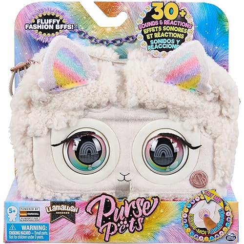 Purse Pets - Fluffy Fashion BFF's Llamalush Handbag - 15 cm