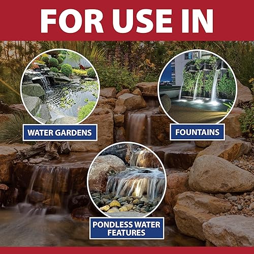 Miniatura 6 de The Pond Guy InstaFix Control de algas, jardín de agua al aire libre, fuente y solución de algas para baño, algas líquidas registradas por la EPA