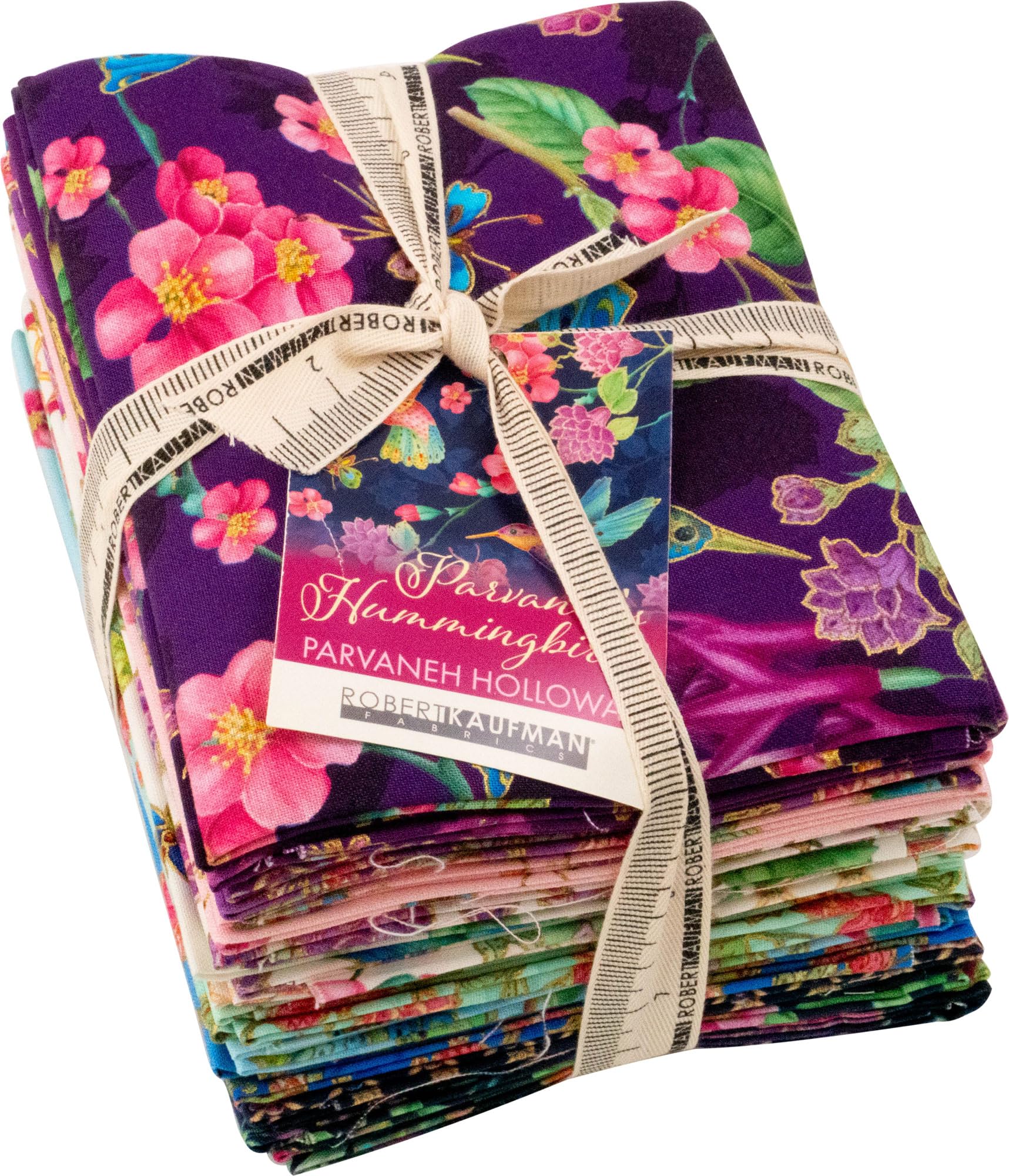 Parvaneh Holloway Parvaneh's Hummingbirds 20 Fat Quarters Robert Kaufman Fabrics FQ-2277-20