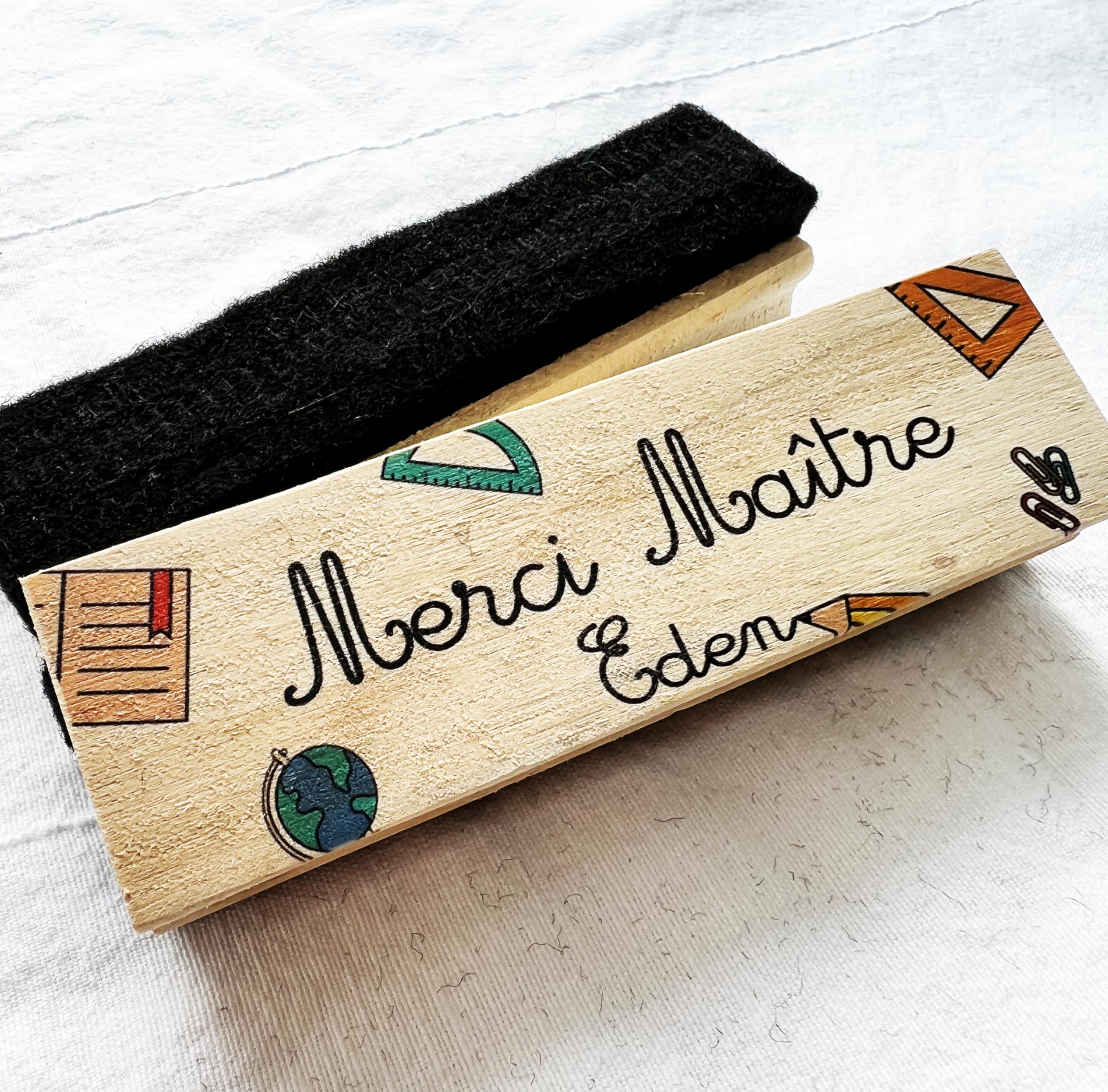 Tampon Brosse tableau à personnaliser avec texte