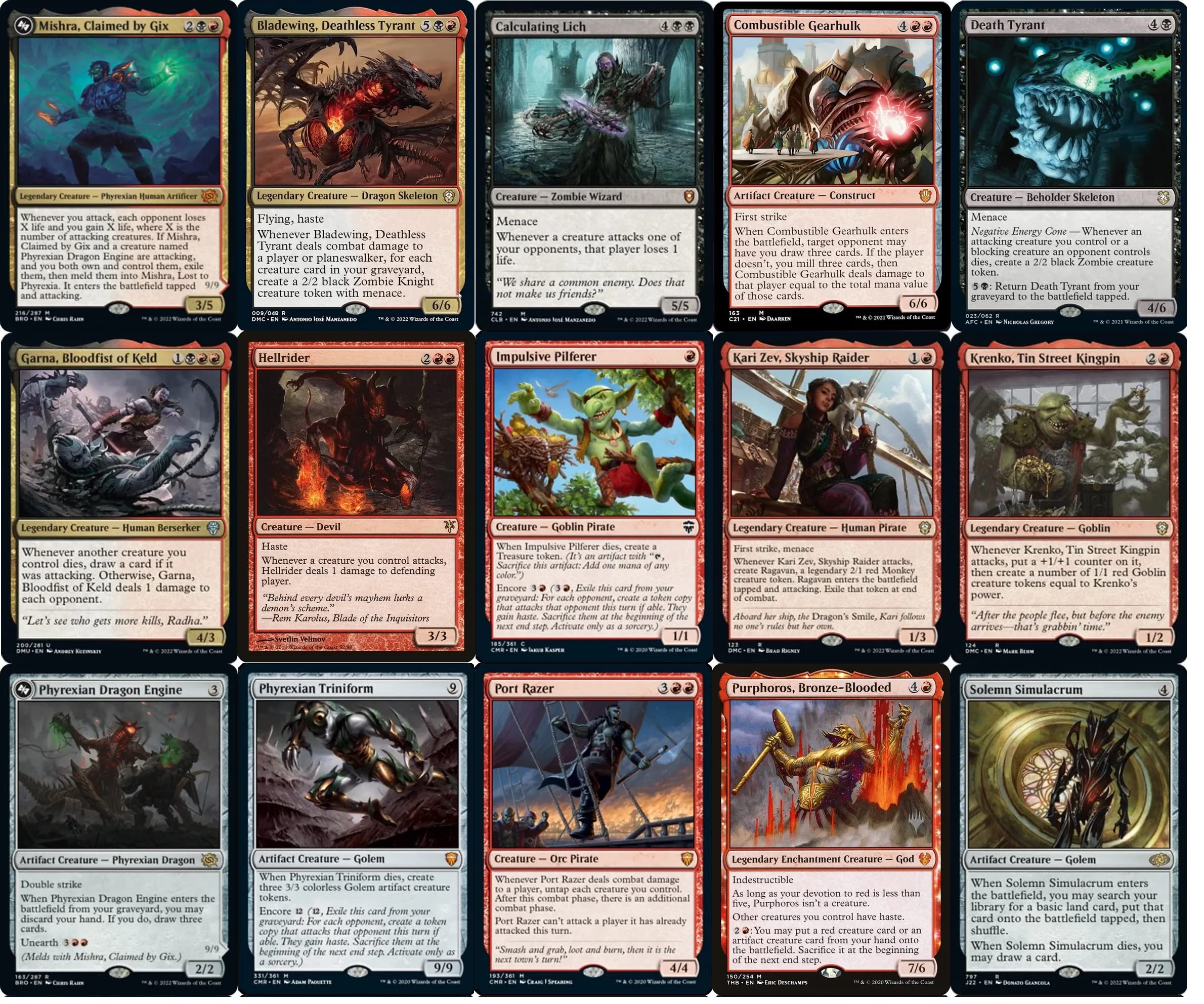 Amazon.com: Competitive Commander Mishra Aggro Meld Deck - Rakdos