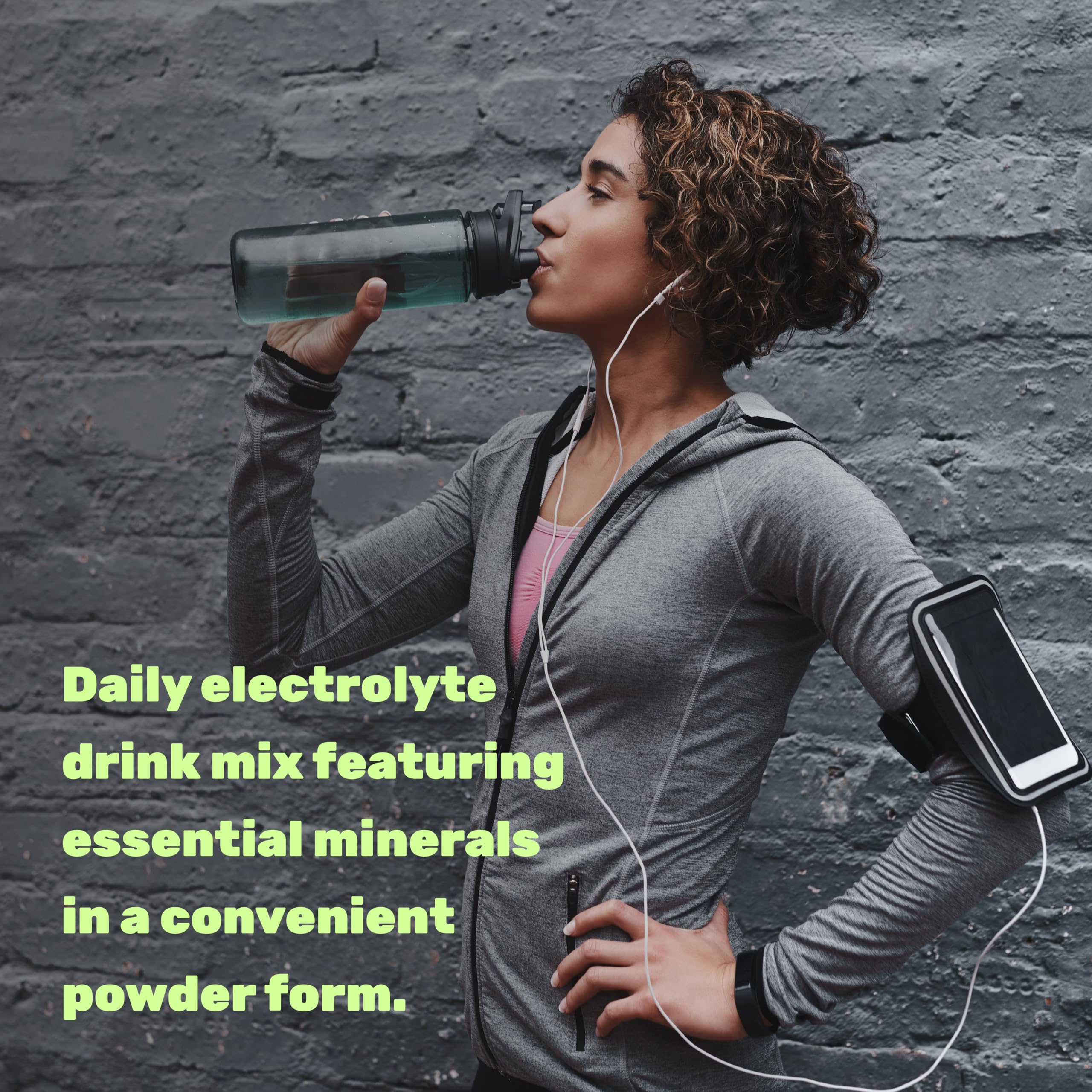 Electrolytes Powder, 1lb (69 Servings) – No Sugar, Low Sodium, ICY Grape Flavor – Rapid Hydration Supplement Drink Mix – High Potassium 1,000mg with Natural Coconut Water, Magnesium, & Vitamin C* — Amazon image 3