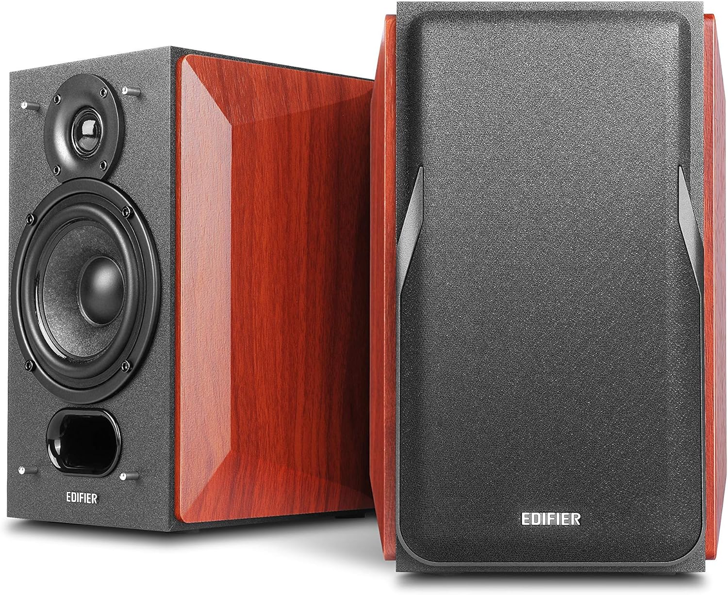 Edifier P17 Passive Bookshelf Speakers - 2-Way Speakers with Built-in Wall-Mount Bracket - Perfect for 5.1, 7.1 or 11.1 Side/Rear Surround Setup (Renewed)