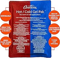 Vista 3 de Camerons Hot or Cold Gel Pack - XL Ice & Heating Pack (8"x11") - Large Reusable Pak Keeps Temperature - Use in Casserole Carrier & Lunch Box for