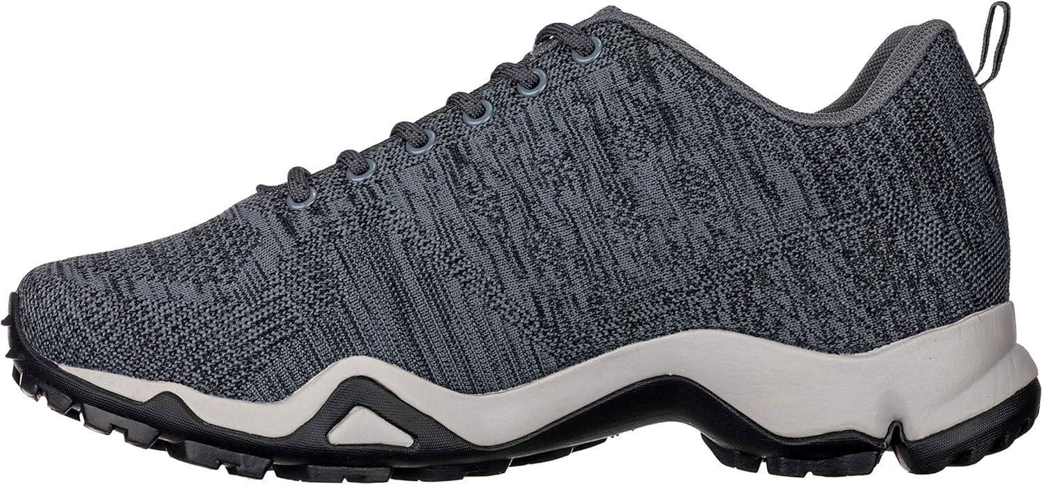 CALTO Men's Invisible Height Increasing Elevator Shoes - Grey Super Lightweight Sporty Sneakers - 2.4 Inches Taller - Q104 - Size 8 D(M) US - Image 2