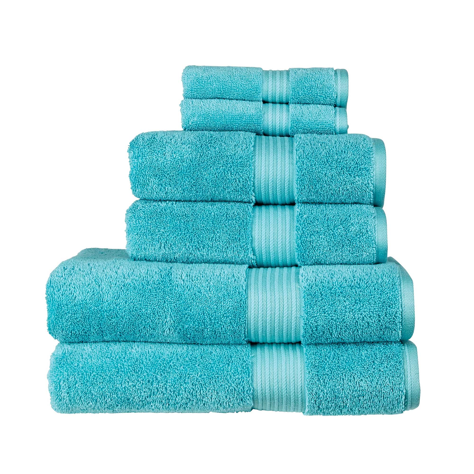 Christy Supreme Hygro 2 Hand Towels Set | Blush Pink | 100% Luxury Supima Cotton | Ultra Soft | Super Absorbent | 650GSM | Plush and Long Lasting — view 16