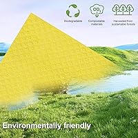 Vista 7 de Homaxy Paños de cocina suecos para cocina, paquete de 10 paños de esponja de celulosa reutilizables y lavables, toallas de papel absorbentes y sin