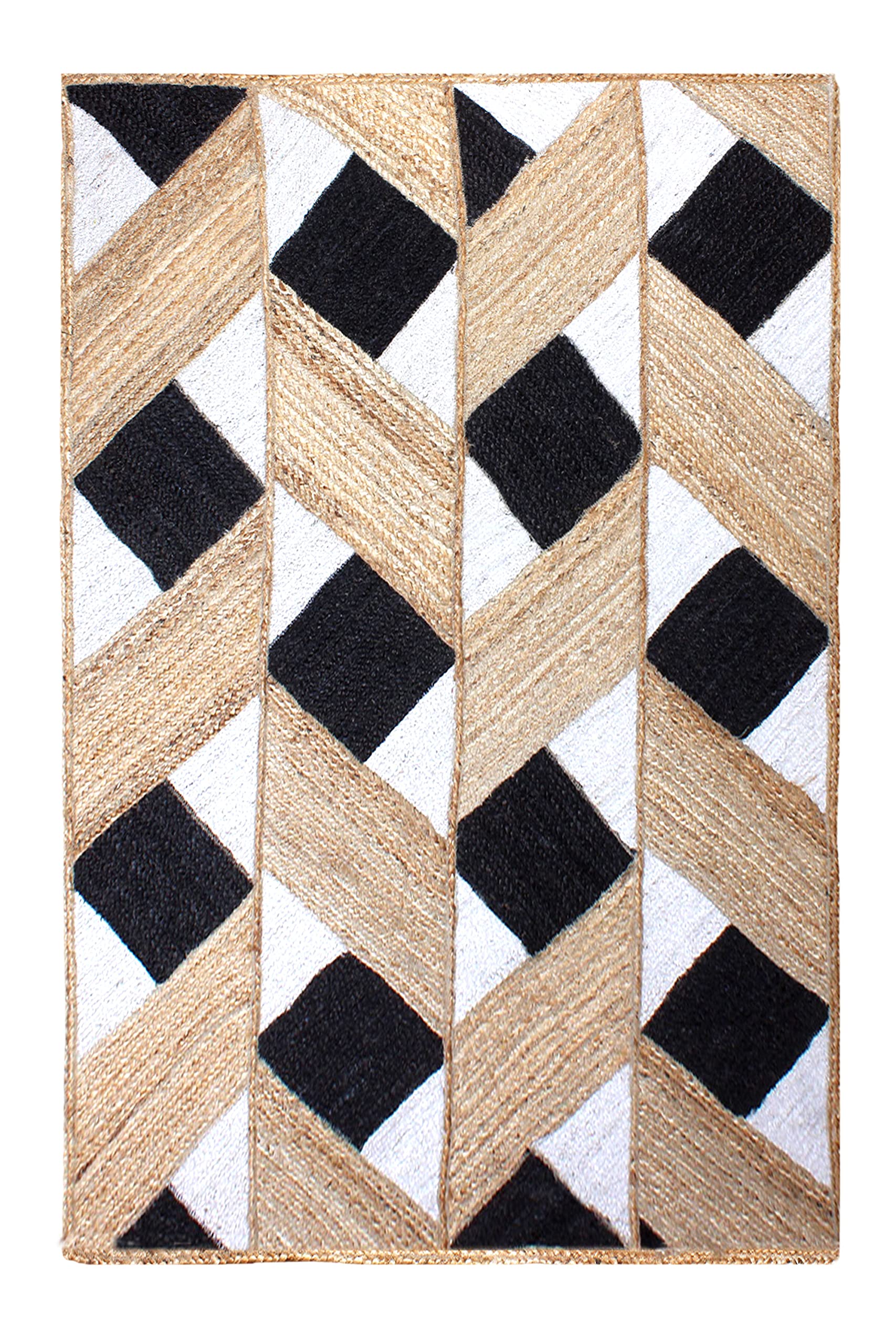 Tapis carrés en jute pour intérieur et extérieur : créez un salon de jardin bohème chic