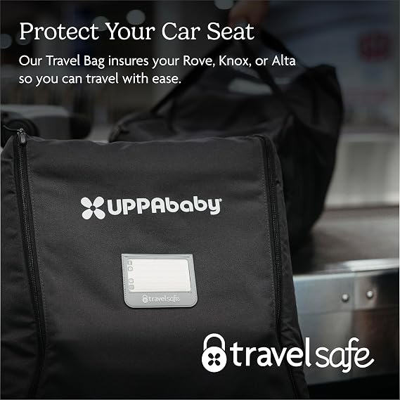 UPPAbaby Travel Bag for Rove, Knox & Alta Car Seats with TravelSafe