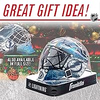 Vista 21 de Franklin Sports mini máscara para portero con logo de la NHL