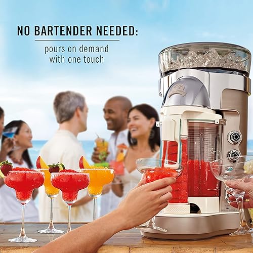 Miniatura 4 de Máquina para hacer tragos granizados Margaritaville con palanca dispensadora y canal de mezclado DM3500