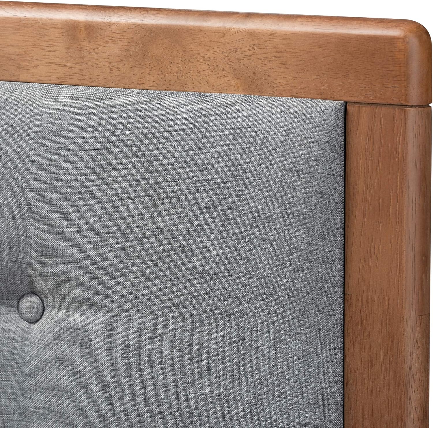 Baxton Studio Headboards, Queen, Dark Gray/Walnut