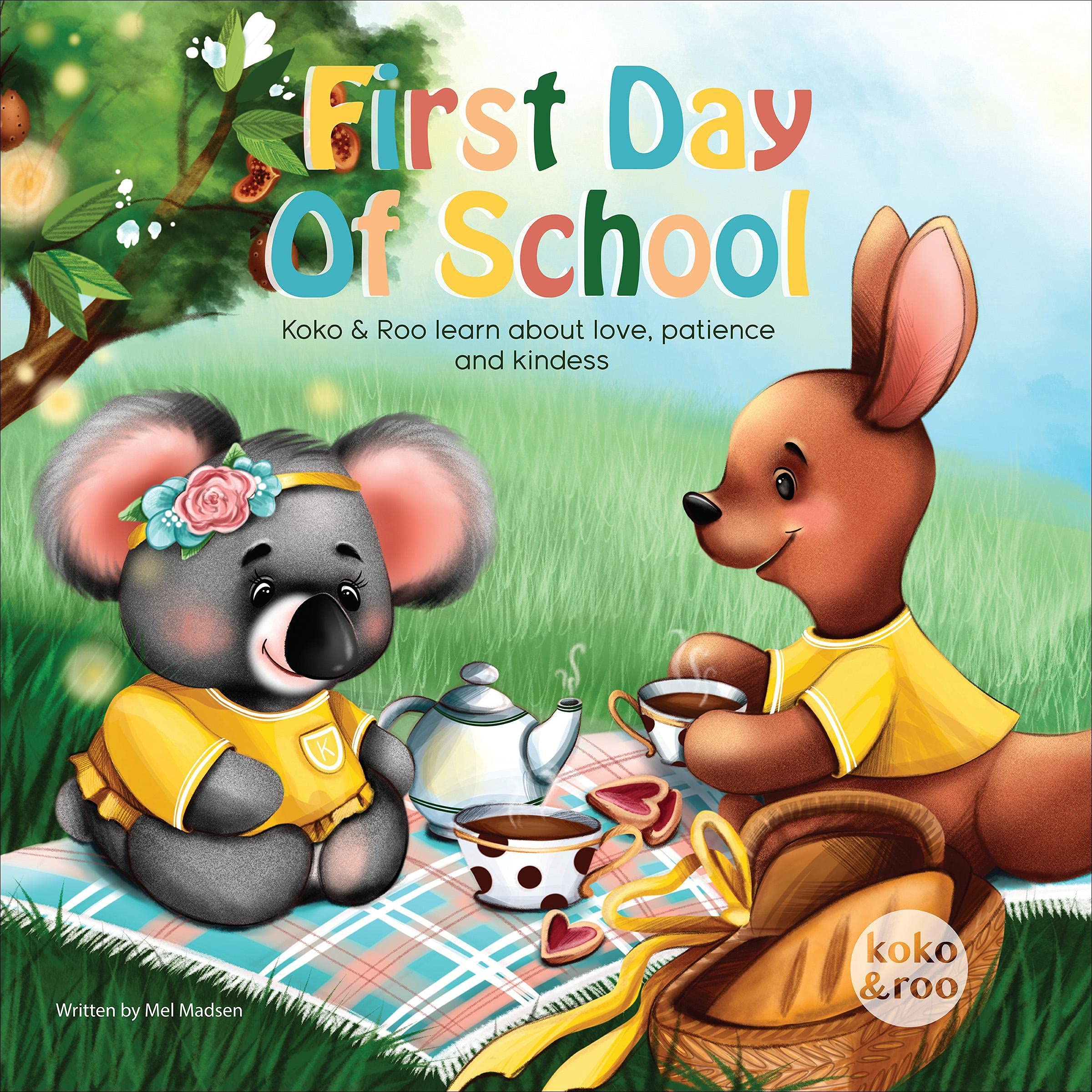 Cover art for First Day of School - Koko and Roo Learn About Love, Patience and Kindness