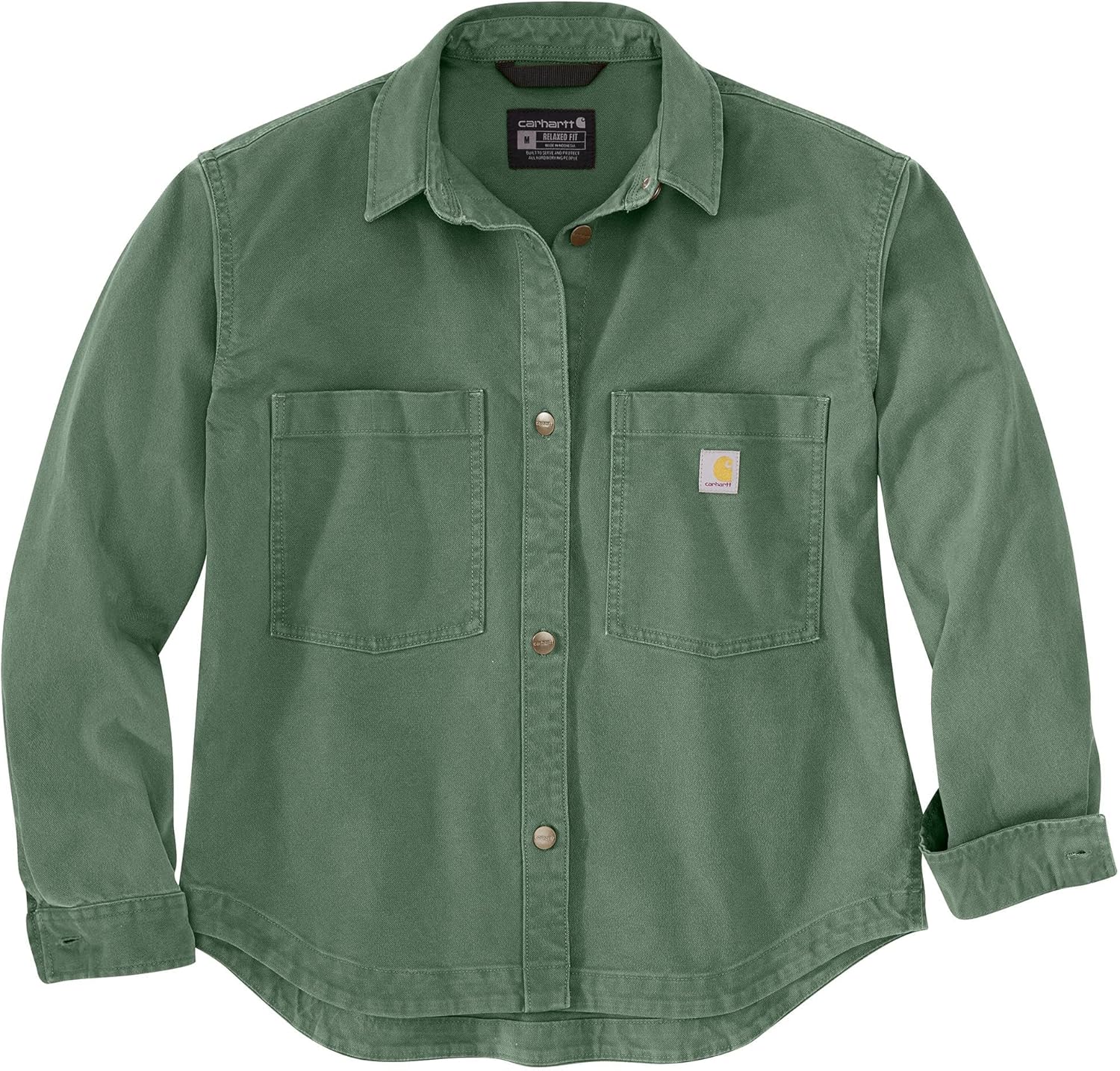 Carhartt Womens Rugged Flex® Loose Fit Heavyweight Duck Overshirt - Image 3
